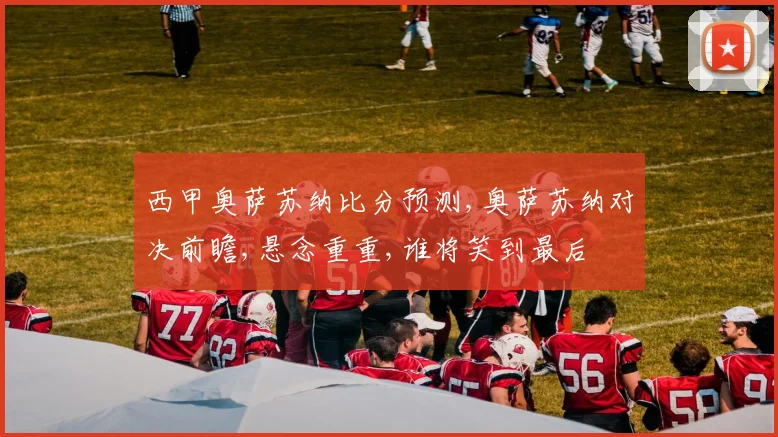 西甲奥萨苏纳比分预测,奥萨苏纳对决前瞻,悬念重重,谁将笑到最后